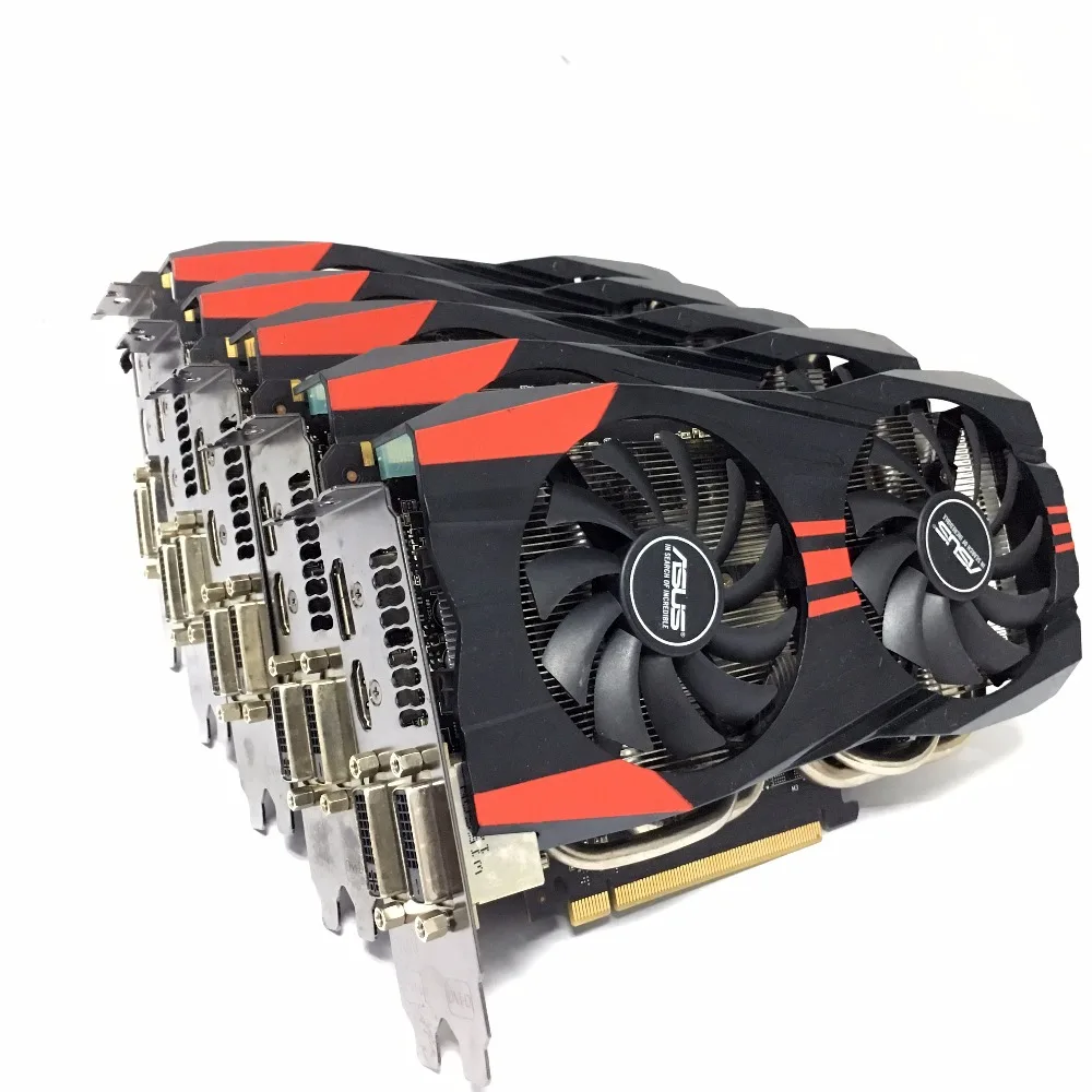 Asus GTX760 2GB D5 DDR5 256Bit PC Настольный GTX 760 2G GTX760 2G видеокарты PCI Express 3,0 компьютерная видеокарта HDMI 760 2GB