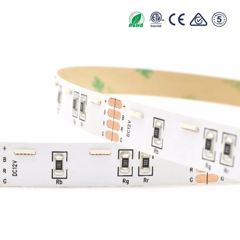 Бортовой испускать Светодиодные ленты светильник 12V RGB SMD 020 светодиодный веревка