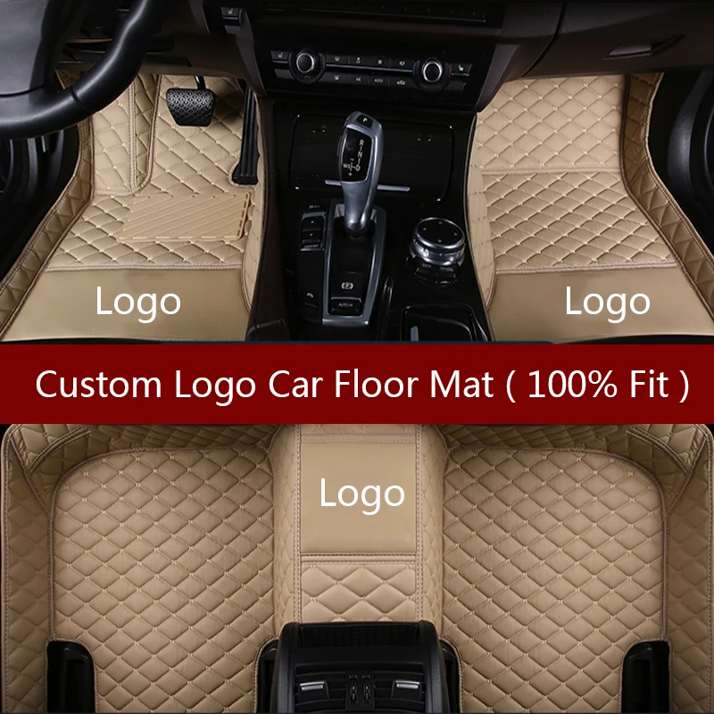 Flash Mat Logo Car Floor Mats For Citroen C4 C5 C2 C3 C6 Drain C