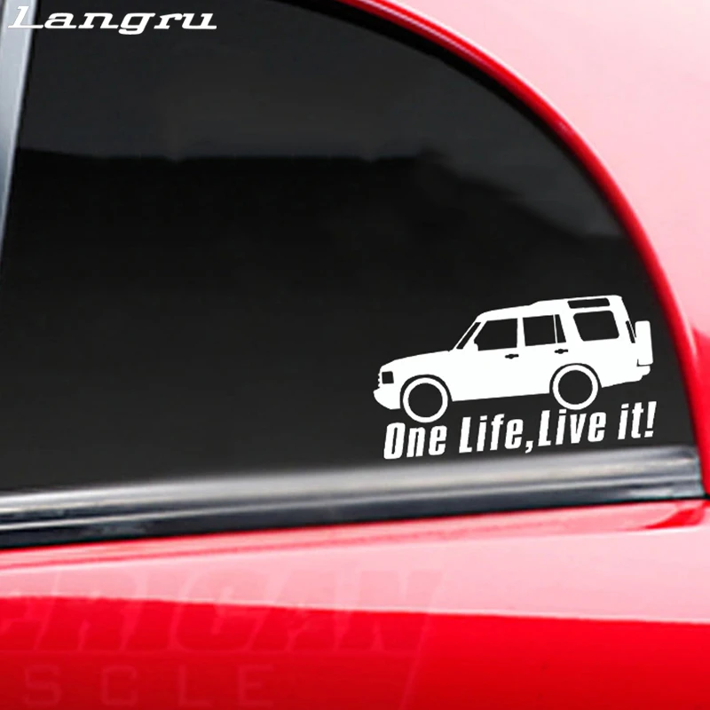 Langru One Life Live It Land Discovery Sticker s 4x4 внедорожник виниловый Автомобильный декоративный