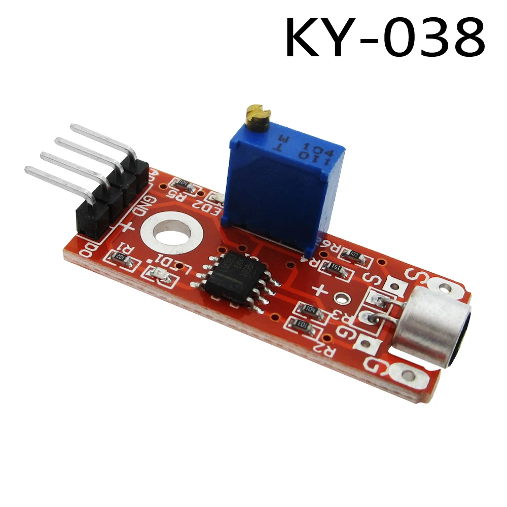

KY-038 4pin Mini Voice Sound Detection Sensor Module Microphone Transmitter