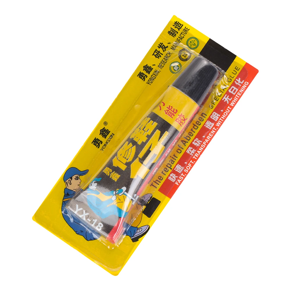 1Pc 18ml Super Adhesive Shoe Glue For Leather Rubber Canvas Tube Strong Bond Sealer Shoe Care Tools