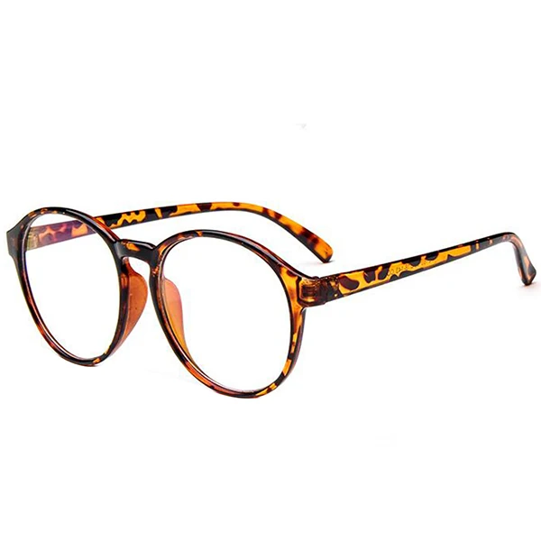 Ретро Винтажные круглые оправы, простые очки для мужчин и женщин, оптические очки для близорукости, оправы Oculos De Grau, поддельные очки - Цвет оправы: NO6
