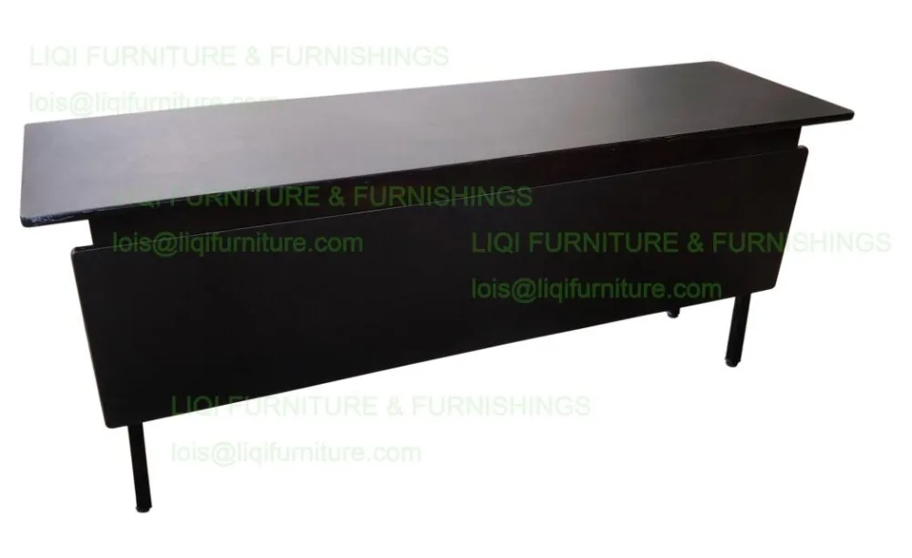 High quality strong folding conference table with front modesty size can be customized