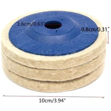 100mm wool polishing wheel buffing pads angle grinder wheel felt polishing disc Polisher
