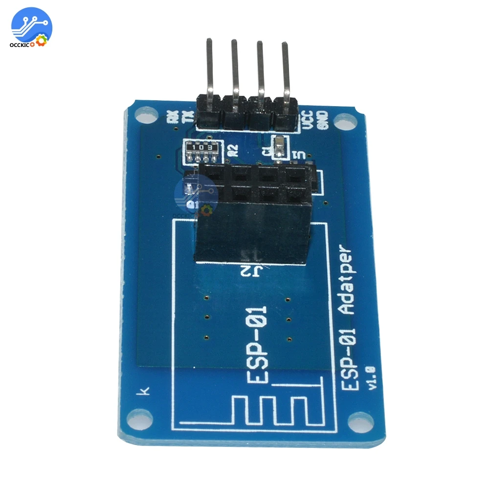 ESP8266 ESP-01 ESP01 серийный WiFi беспроводной модуль адаптера совместимый серийный модуль 3,3 V 5V разработанная плата для Arduino