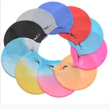Durable Flexible Sporty Latex font b Swimming b font Swim Cap Bathing Hat Unisex dive Swimwear