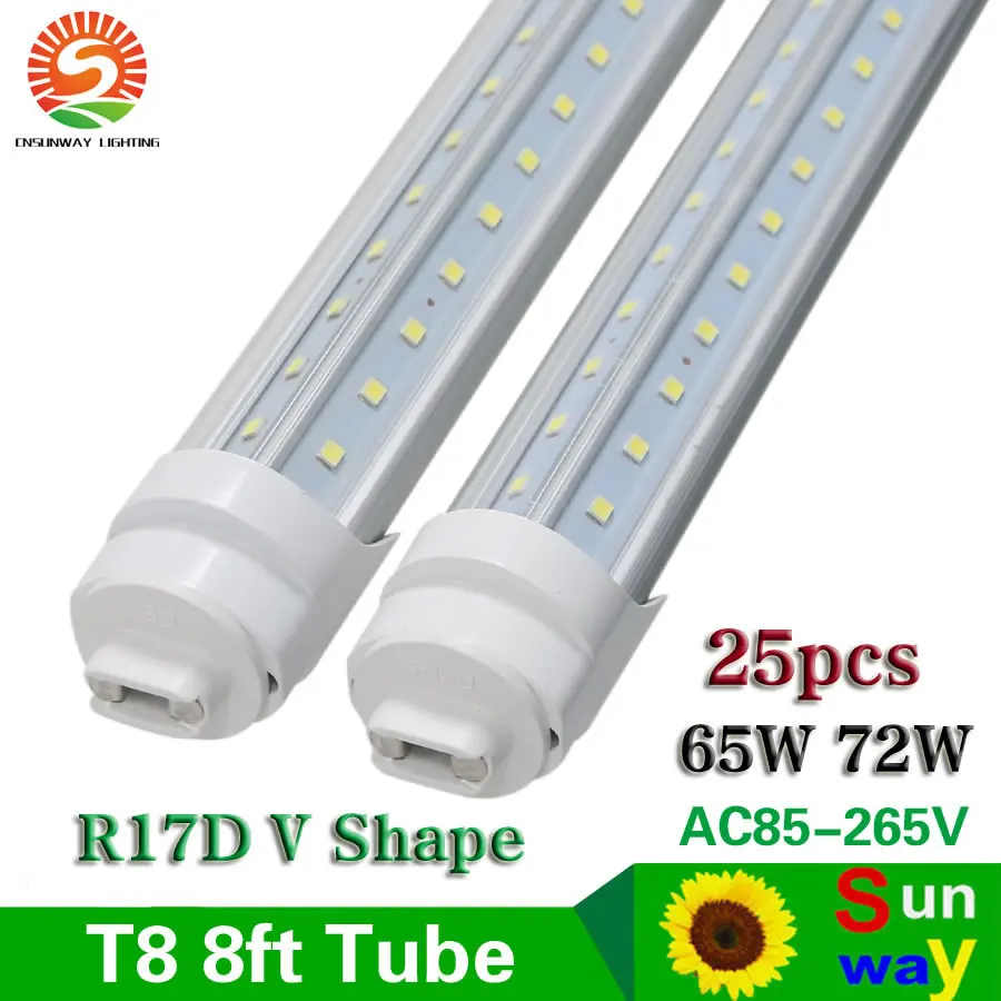 super bright bar lamp clear cover indoor lighting led tube light t8 8ft