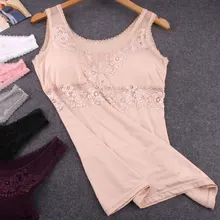 Кружевной плечевой ремень, Женская майка на бретельках, свободная длинная жилетка с подкладкой, черный женский топ на бретелях, Женская майка с подкладкой