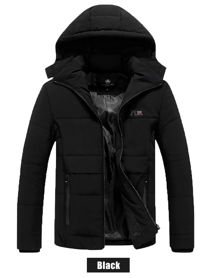 Зимняя мужская куртка размера плюс 6XL, 7XL, 8XL, отстегивающаяся теплая куртка с хлопковой подкладкой, верхняя одежда, мужская ветровка, куртки с капюшоном