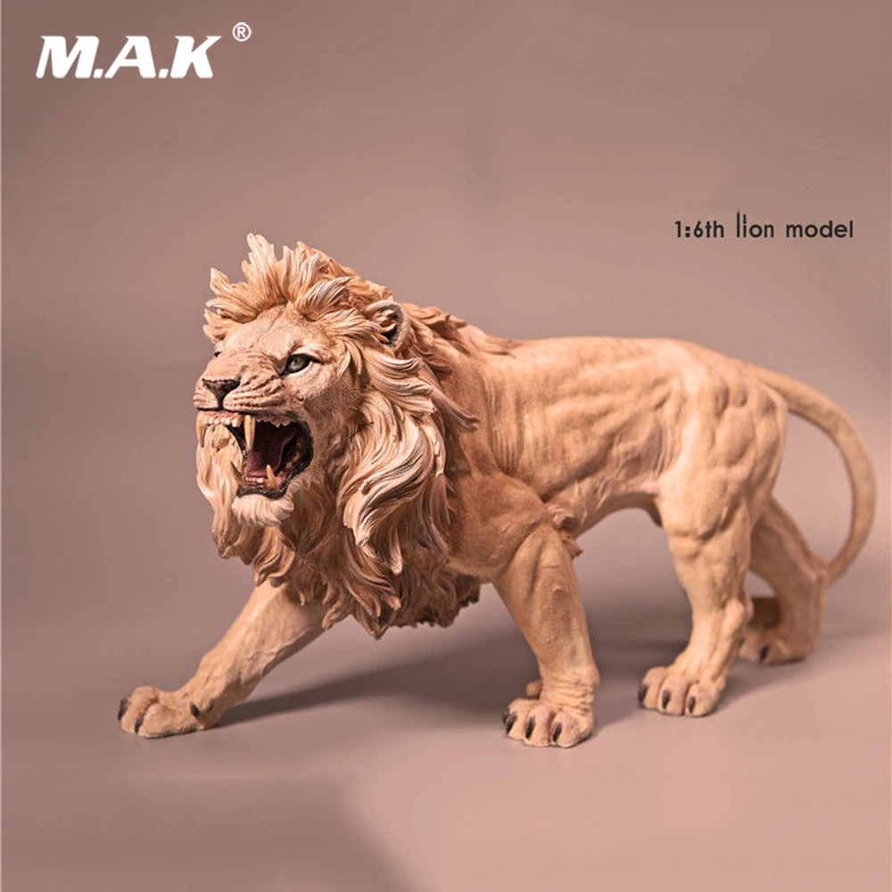 

35cm L002 1/6 Collectible Figure Scene Accessories Static Light Lion Simulation Model for 12'' Action figure Doll Toys
