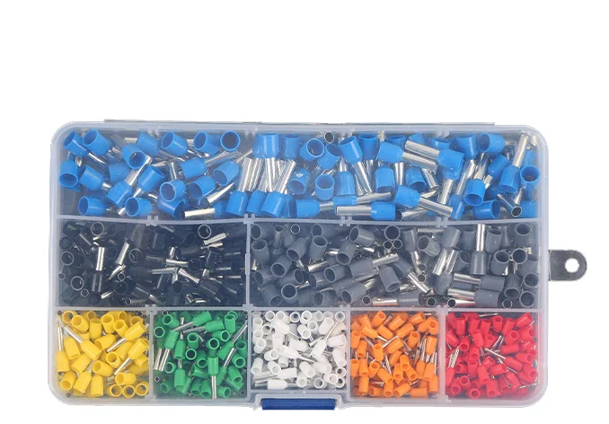 

Boxed needle-shaped cold-pressed terminal combination VE tube type pre-insulated terminal 800pcs
