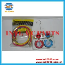 Для R134a R12 кондиционер алюминий набор коллекторов с манометром