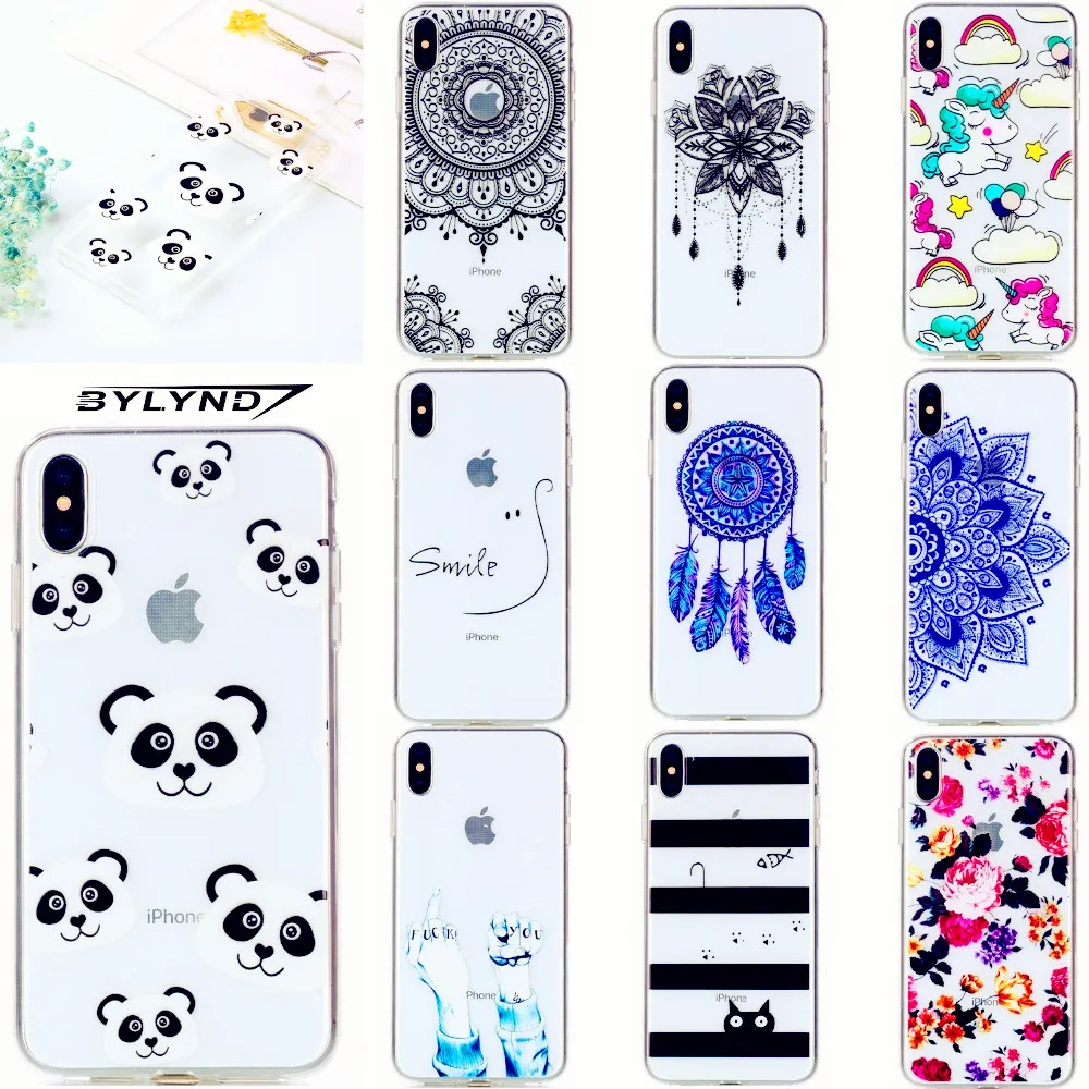 

Ultra Thin Capa For IPHONE 5 SE 6 7 8 plus TPU soft silicone case for iphone x xs max xr Back Cover Coque Fundas Painting cases
