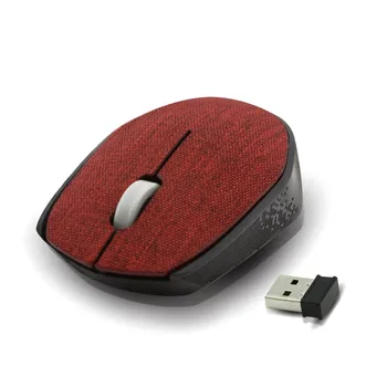 

VOBERRY 2.4 GHz Wireless Radio Frequency Bluetooth Portable Wireless Optical Mute Mouse Soft Fabric Cover 1000 DPI Ergonomic