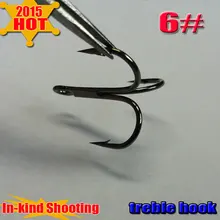 Тройные рыболовные крючки высокого качества 6# количество: 30 шт./партия Высокоуглеродистая сталь еще одна покупка 1$ скидка