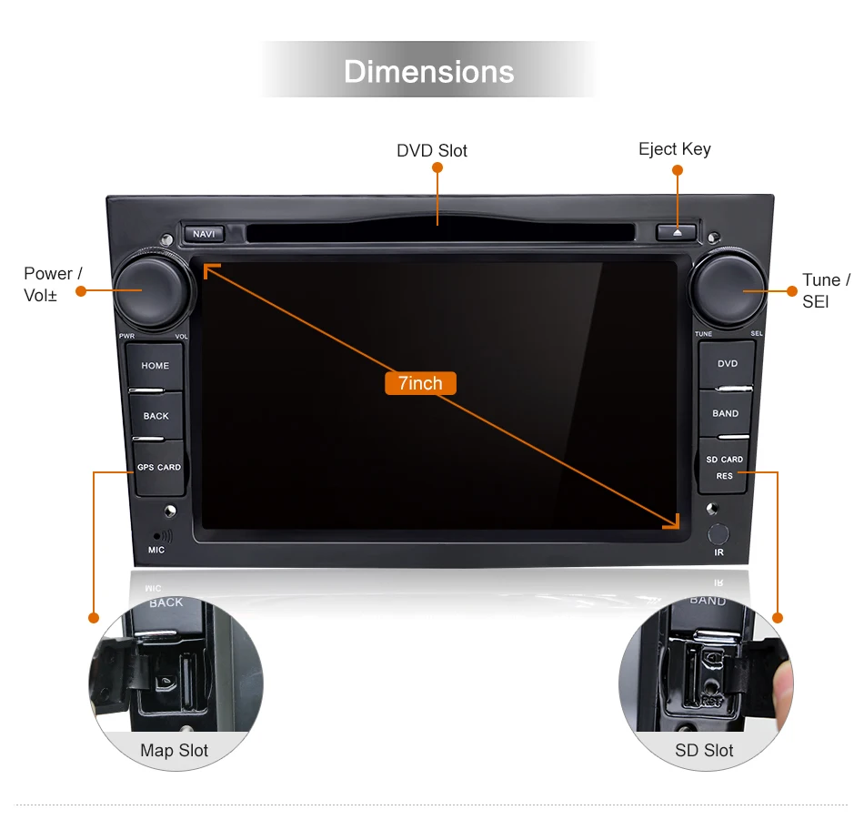 Excellent 2 din Octa Core Android 9.0 Car tape recorder GPS DVD Player For Opel Astra H Vectra Corsa Zafira B C G support OBD2 with wifi 24
