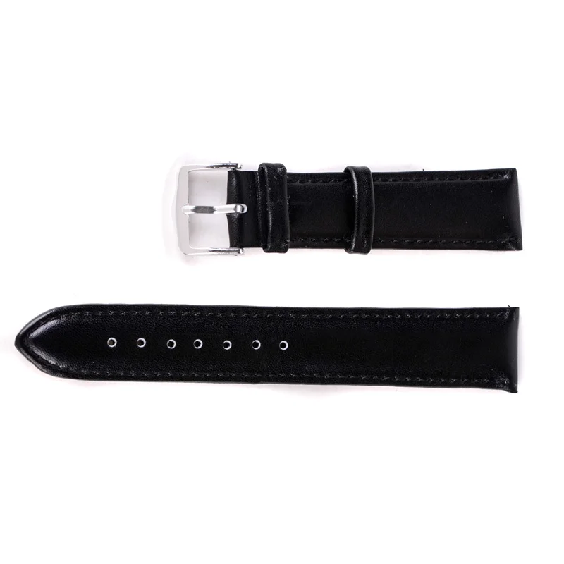 12mm/14mm/16mm/18mm/20mm/22mm/24mm Genuine Leather Watchband High Quality Unisex Sport Wrist Watch Band Strap Belt For Watch