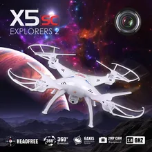 X5SC 2.4G 6-Axis 4CH RC Quadcopter Helicóptero de Syma RC Dron Profesional Drones Con Cámara VS X6SW X5SW MJX 101 X5C-1 JJRC H8C