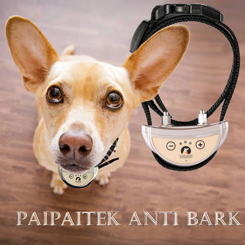 Anti dog barking collar shock collar 2019 New bark control Rechargeable