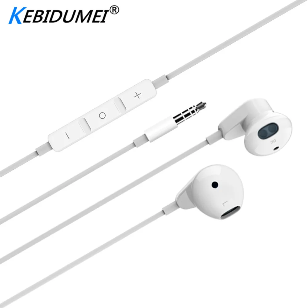 3.5mm Earphones Interface Earphone Voice Call Headset Inear Headphones Wired Control Bass Sound Earbuds for iPhone Xiaomi Huawei |