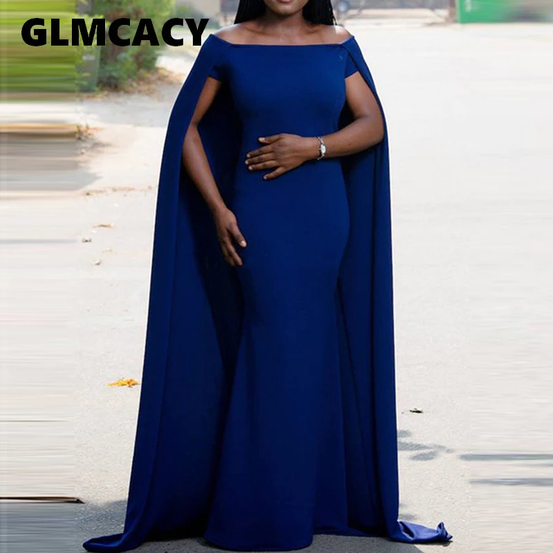 

Women Sleeveless Floor-Length Elegant Pullover Dresses Plus Size Streetwear Sheath Solid Cloak Sleeves Party Dress