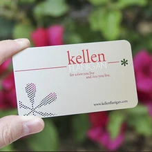 Металлический цвет, металлические визитки, 100 шт в партии роскошный Металл Бизнес ВИП-карта карты, двухсторонняя № 3030