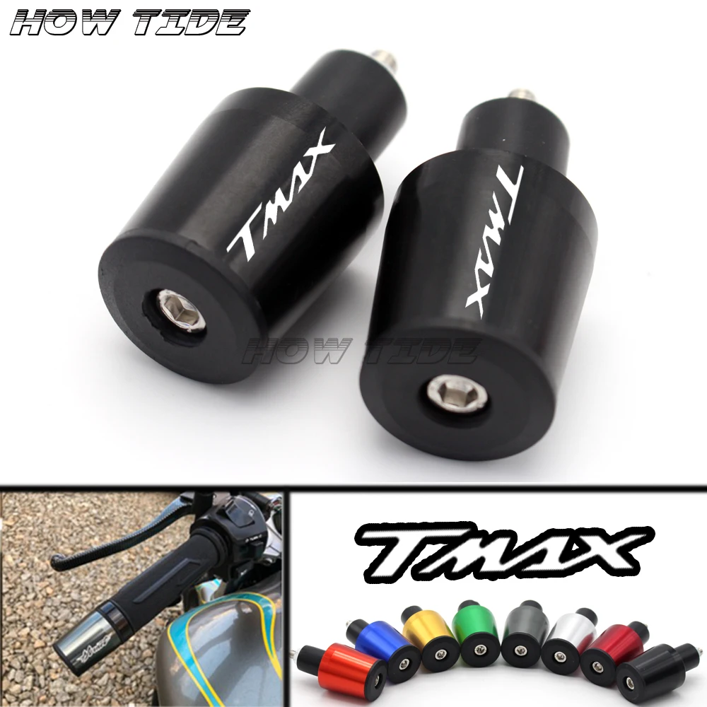

Motorcycle Accessories 7/8'' 22MM Handlebar Grips Handle Bar Cap End Plugs For Tmax T max 530 Tmax500 2012-2015 T-MAX 500/530