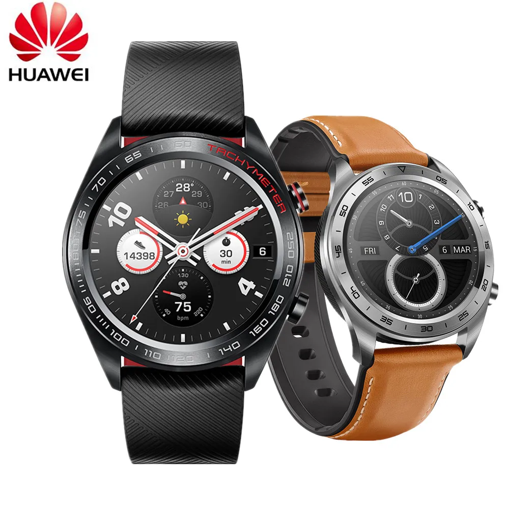 HUAWEI HONOR часы для мужчин Magic Glory умные gps водонепроницаемые с сенсорным экраном NFC Pay