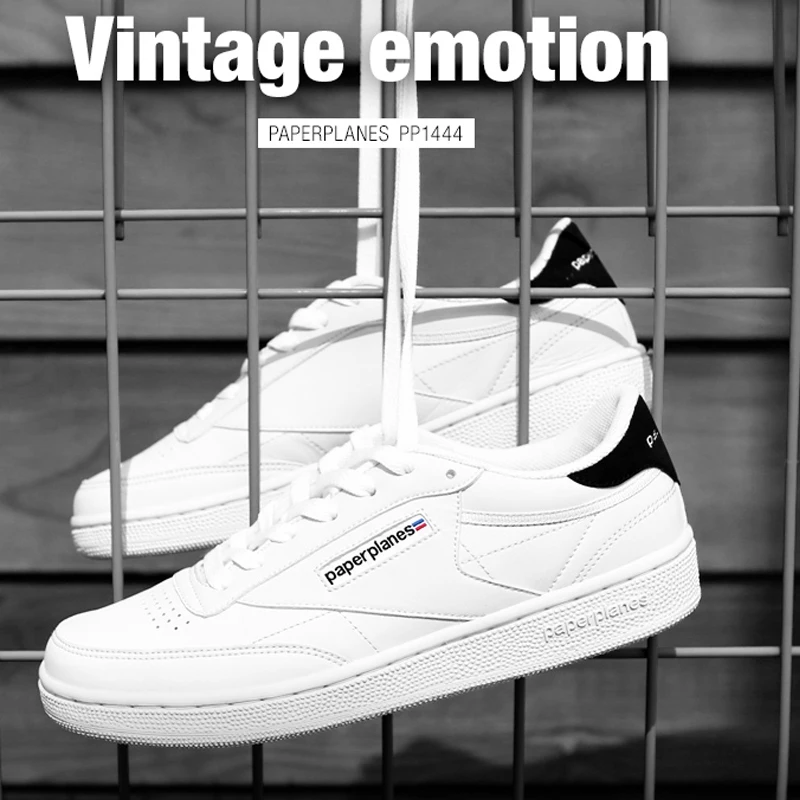 

Premium Paperplanes Leather Lace Up Shoes Trainers Sneakers-PP1444