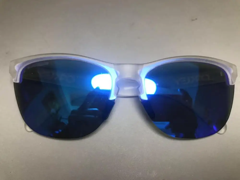 Мужские Солнцезащитные очки женские половинная оправа Велосипеды очки UV400 очки солнцезащитные очки, для занятий спортом на открытом воздухе, Оригинальная коробка - Цвет: C4
