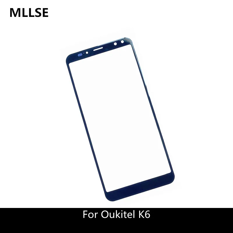 

6.0'' Front Glass Touchscreen Screen Lens For Oukitel K6 Front Smart Phone Touch Screen Glass Outer Lens Replacement Parts