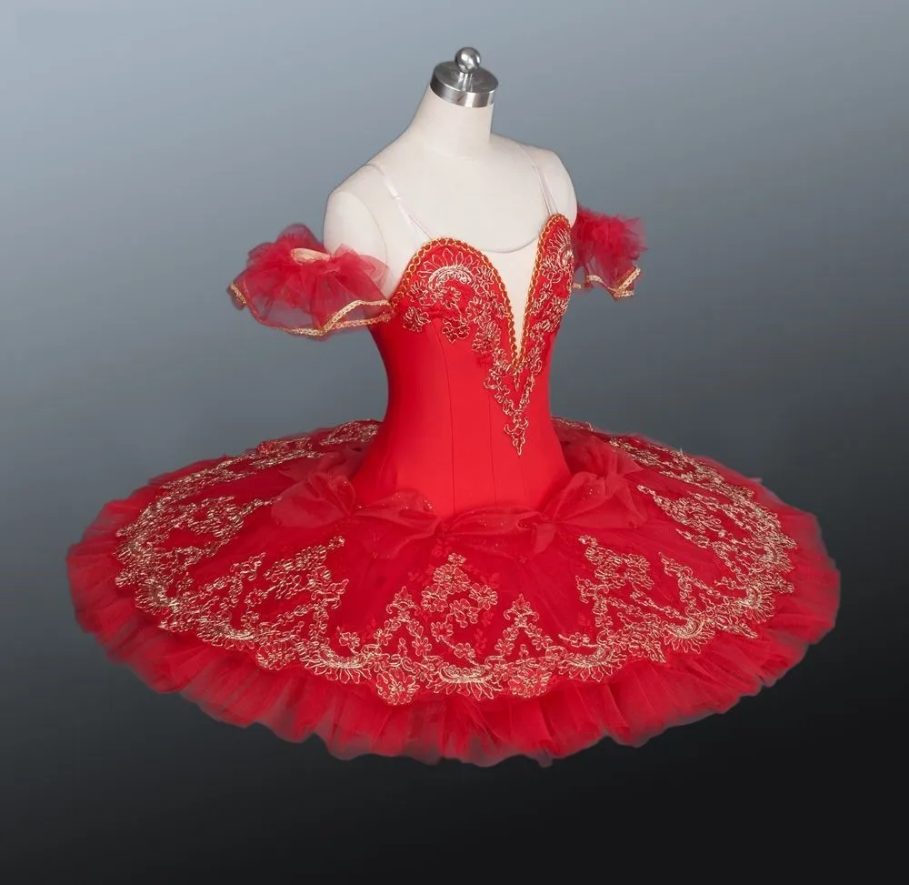 Высококачественная красная балетная пачка для взрослых, профессиональный Классический Балетная пачка для выступлений, беллетная пачка для девочек, балетная пачка для танцев