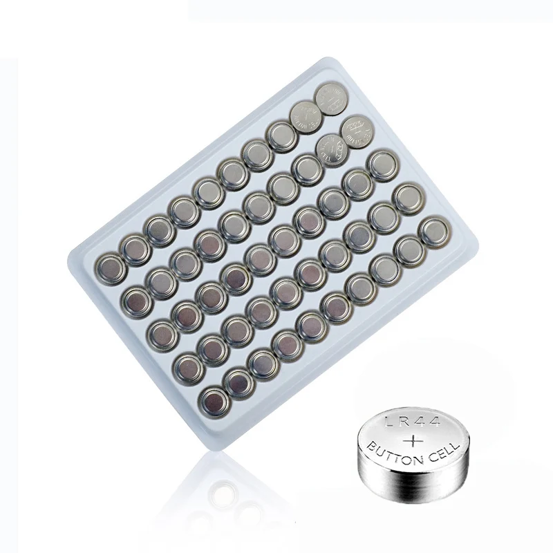 50 шт. lr44 AG13 357A A76 303 LR44 SR44SW SP76 L1154 RW82 RW42 1 5 V Кнопка громкости батарея для монет celular
