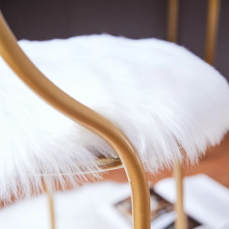 Скандинавские металлические Бабочки Обеденный стул для макияжа кованого железа стул для отдыха