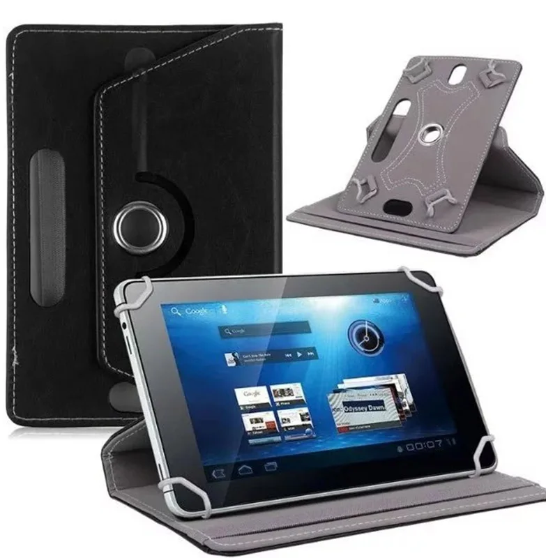 

ULIFART Universal 360 Rotatable Flip Leather Stand Case Cover Adjustable For 9"10" 10.2 Inch Tab Android Tablet PC
