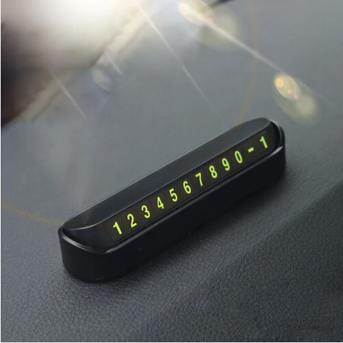 

New Car Styling Temporary Parking Card Phone Number Card For Volkswagen Golf 5 6 7 PASSAT B5 B6 B7 B8 MK4 MK5 MK6 Tiguan Beetle