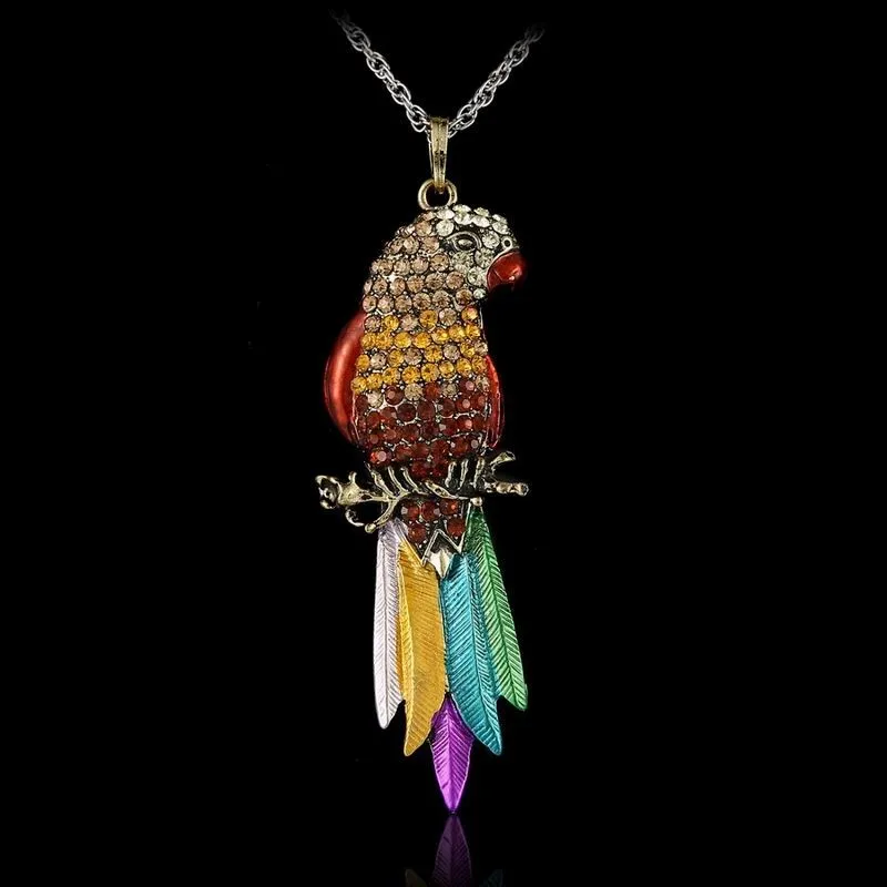 Vintage-Long-Jewelry-Fashion-Sweater-Necklace-2016-Bird-Exquisite-Colourful-Enamel-Crystal-Animal-Parrot-Pendant-Necklaces (4)