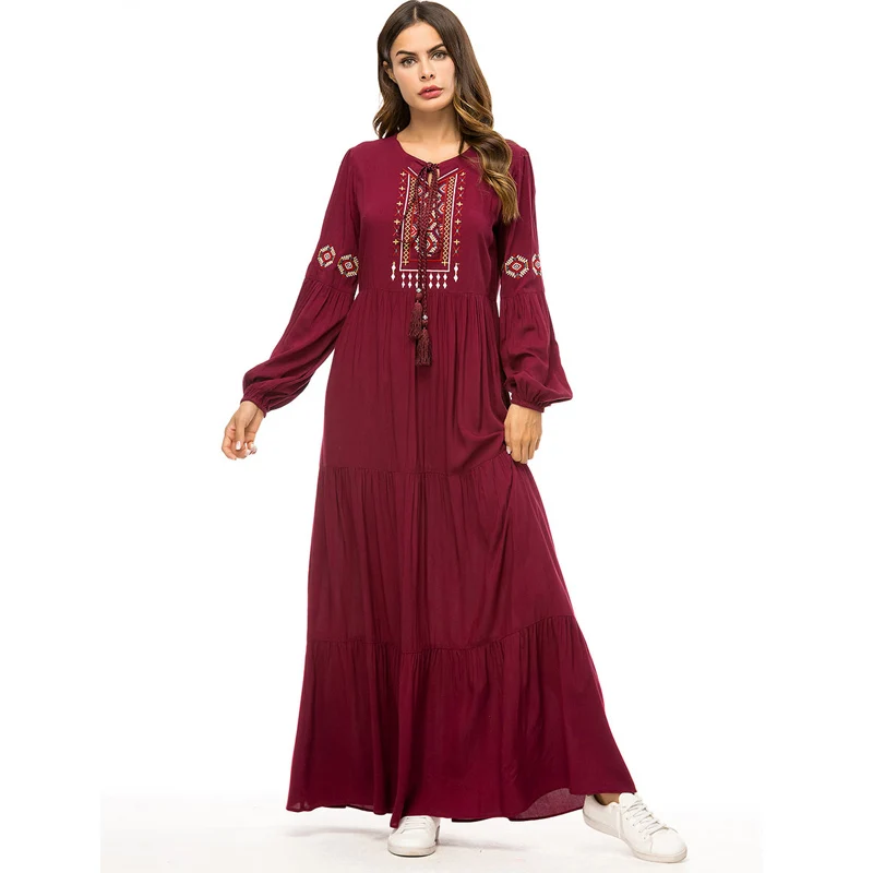 Abaya Qatar ОАЭ турецкий исламский Малайзийский гофрированный мусульманский хиджаб