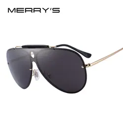 MERRY'S дизайн Для мужчин/Для женщин Classic Pilot Sunglasses UV400 защиты S'6122