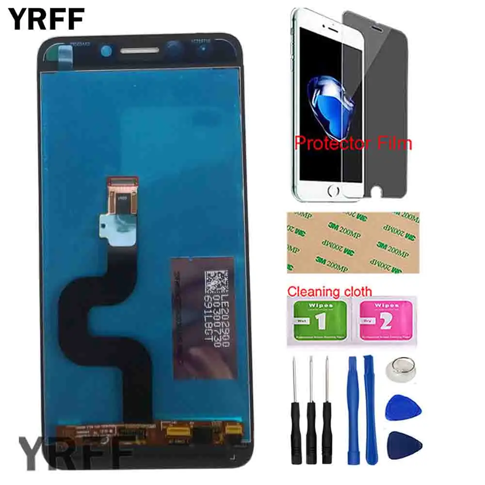 Najtaniej 5.7 ekran oryginalny LCD wyświetlacz dla LEAGOO T8S T8 S wyświetlacz LCD zespół ekranu dotykowego Digitizer monitorów LCD narzędzia folia ochronna