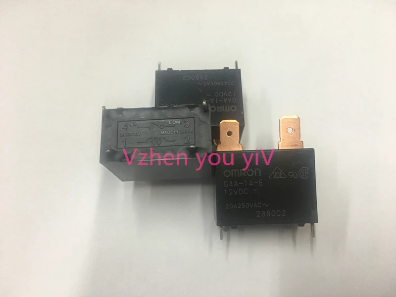 5 шт./лот G4A 1A E 12VDC 12 В 20A 250VAC реле мощности|power relay|20a power relaypower relay 12v |