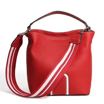 

Nesitu Black Red Green Brown Genuine Leather Small Women Handbags Real Skin Women Shoulder Bags Messenger Bag Ladies Totes #M182