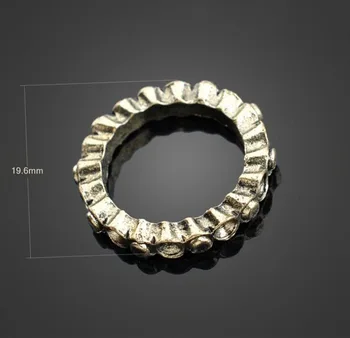 

150pcs Anitque Bronze Can be set Rhinestone Charm Pendant -DIY Findings Necklace Bracelet Metal Fashion Accessories 19.6X19.6mm