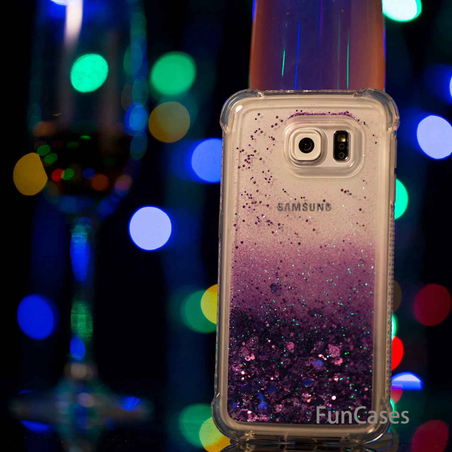 Розовые звезды случае СПС принципиально samsung S6 ТПУ Мягкая задняя крышка телефона