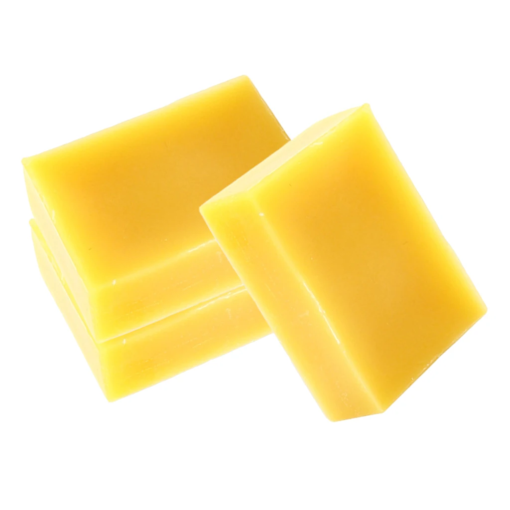 45g Natural Pure Beeswax Wax Block For Wood Furniture Floor Boots Collectable Jewelry Leather Polishing