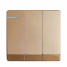 Champagne gold 86*86MM 110v 220v 250v 3 Gang 1 Way 2way No boundary light switch wall switch push button switch free shipping цена Champagne gold 86*86MM 110v 220v 250v 3 Gang 1 Way 2way No boundary light switch wall switch push button switch free shipping цены онлайн