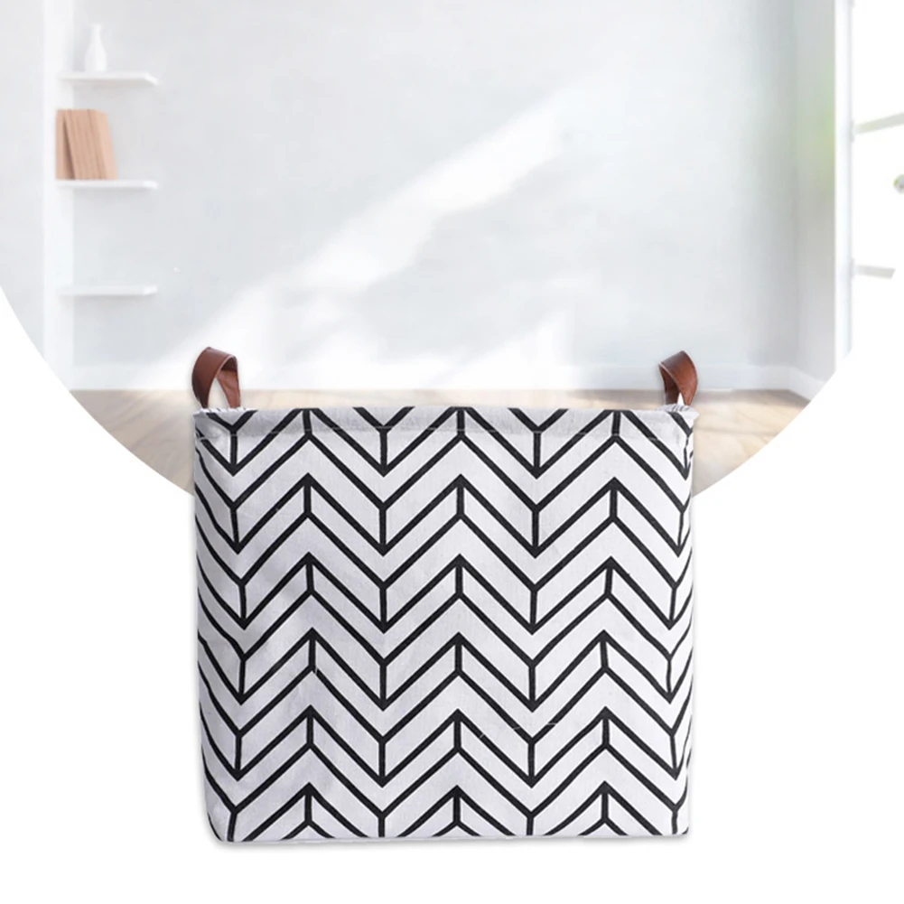 طوي الغسيل صندوق تخزين ملابس سلة خزانة سطح المكتب أشتات حامل مُنظِم 