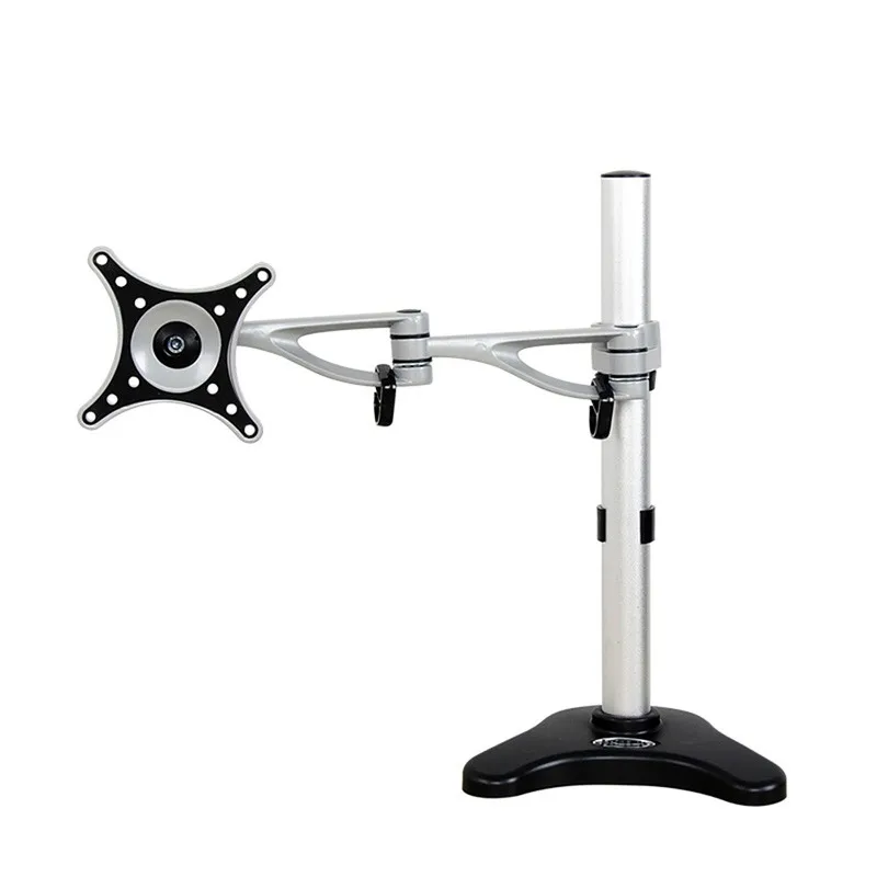 Loctek DLB202 Aluminum Desktop 10" 24" LCD Monitor Holder Adjustable Monitor Mount Long Arm