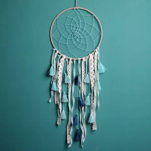 

Traditional Handmade Dream Catcher Lace Tassel Wall Hanging Ornament Decoration